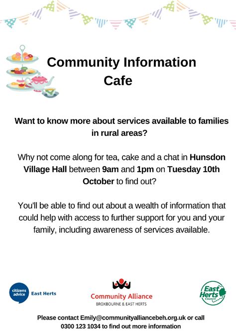 Hunsdon Community Information Cafe Hunsdon Village Web