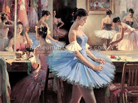Ballet Oil Painting 001