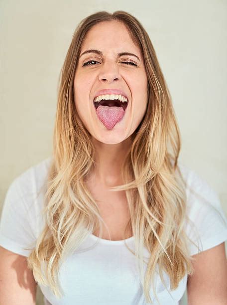 Woman Tongue Out Stock Photos Pictures And Royalty Free Images Istock