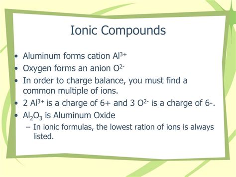 Ppt Ionic Compounds Powerpoint Presentation Free Download Id1803167