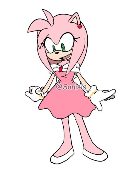 Amy Rose In A Party Dress Oc Amyrose