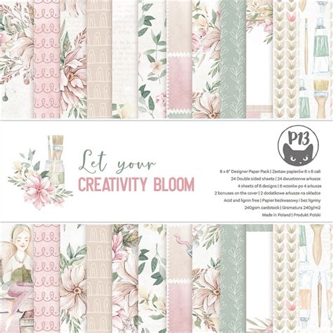 Let Your Creativity Bloom 6x6 Paper Pad P13 Michaels