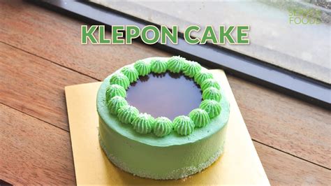Klepon Cake Pandan Cake With Palm Sauce Youtube