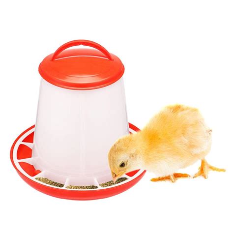 3kg6kg Plastic Feeder Chicken Hen Poultry Drinker Waterer Feeding