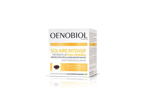 Oenobiol Solaire Intensif Peau Sensible 30 Capsules Pharmacie En