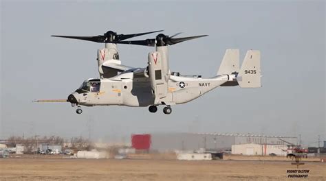 First Navy Cmv 22b Osprey In Cod Carrier Onboard Delivery High Visibility Color Scheme Makes