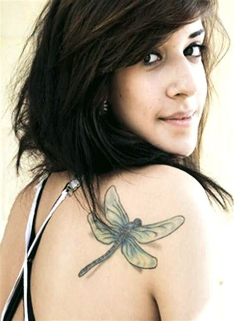 Dragonfly tattoos have something mystical about them. Pretty dragonfly tattoo designs for girls | Dragonfly ...