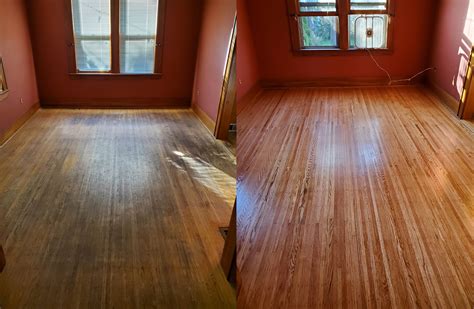 Oak Floors Before And After Refinishing Roldhouses