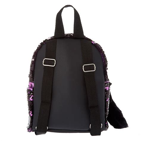 Reversible Sequin Cat Mini Backpack Claires