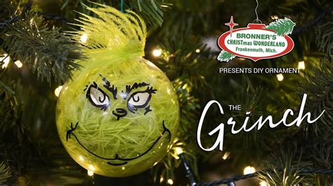 Think botanical greens and soft pastels, not to mention earthy neutrals. DIY Grinch Christmas Ornament - YouTube