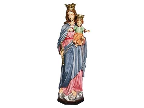 Estatua Resina Italiana Maria Auxiliadora 110cm El Propagador