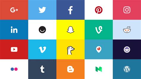 Social Media Logos 2017 Top 20 Networks Official Assets • Dustin Stout