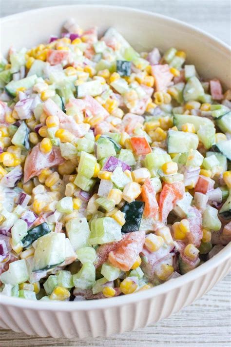 Fresh Vegetable Salad Is A Quick And Easy Recipe Thats Loaded With