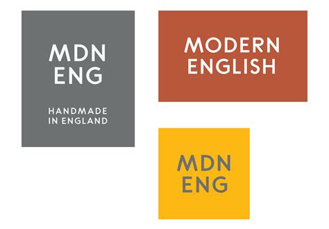 Modern English Font And Identity On Behance