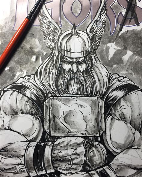 No Photo Description Available Thor Art Thor Tattoo The Mighty Thor