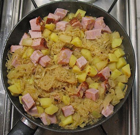 Sauerkraut Kasseler Kartoffel