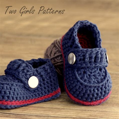 Crochet Patterns Baby Boy Booties The Sailor Pattern
