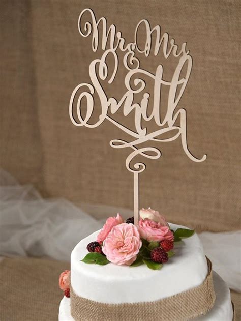 Rustic Cake Topper Wedding Custom Cake Topper Wood Cake Topper Mr And Mrs Personalized Cake