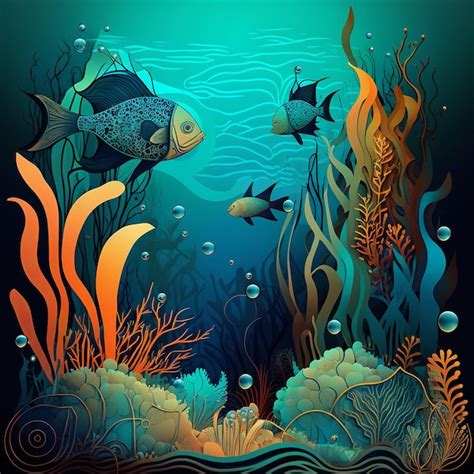 Premium Ai Image World Ocean Day Animals Of The Underwater Sea World