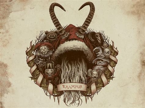 Wallpaper 2000x1500 Px Christmas Dark Demon Evil Horror Krampus