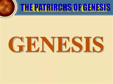Ppt Genesis Powerpoint Presentation Free Download Id1399411