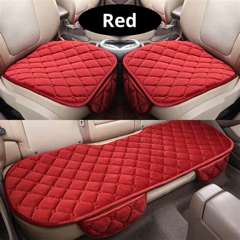 universal linen fabric car seat cover four seasons front rear flax cushion breathable protector
