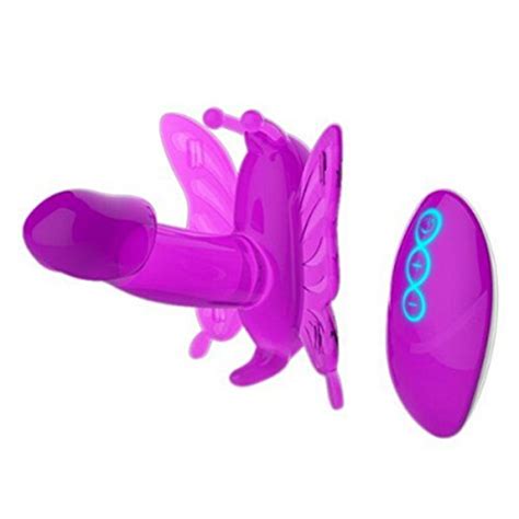 Best Deals Oceantree Adult Sex Toys Dual Vibration 12 Speed Remote Control Butterfly Clitoral