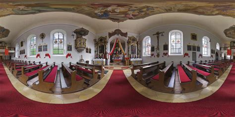 Kubische Panoramen Bayern Kinding Kirchenburg Kirche 360 ° Panorama