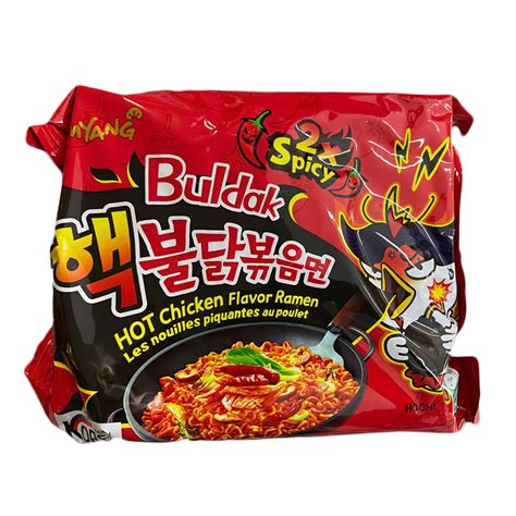Samyang 2x Spicy Hot Chicken Flavor Ramen Korean Noodles Pack 5pc