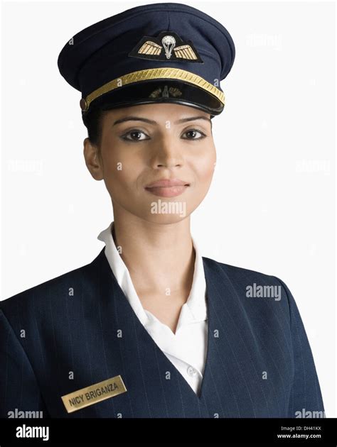 Portrait Of A Female Air Force Officer Stock Photo Alamy