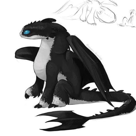 Toothless Sketch Night Fury Dragon Thunder Dragon Httyd Art Dragon Memes Dragon Party How