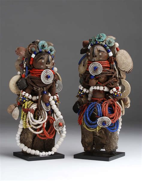 Rare Pair Of Dolls That Can Form Groups Omdurman Dinka African