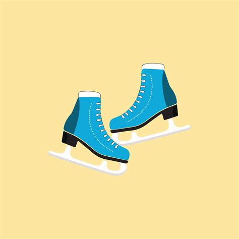 Ice Skates Icon Set Flat Set Of Ice Skates Vector Icons For Web Design