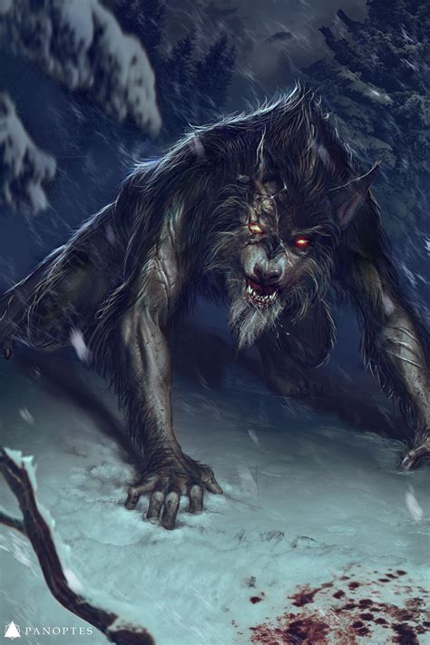 Venerated Werewolf Floya Mios Werewolf Art Werewolf Wolf Monster