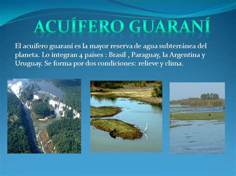 Cultura Guaraní Acuífero Guaraní