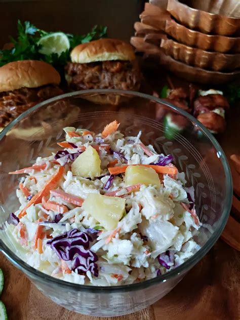 Easy Pineapple Coleslaw Recipe Julias Simply Southern