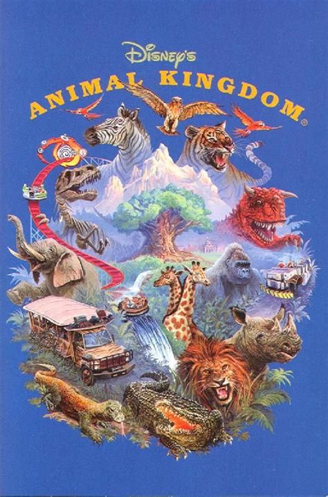 Appendix 2005 Wdw Postcards Issued In 2005 Animal Kingdom Disney