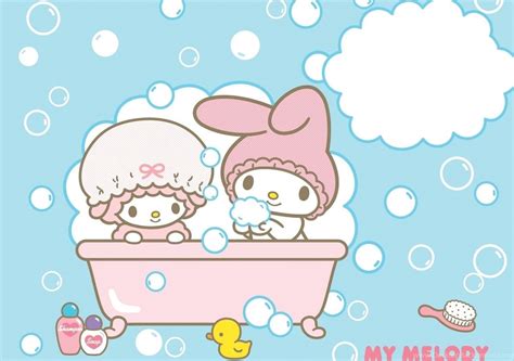 Of melody and blue mouse, my melody hello kitty character, my melody, mammal, cartoon, snout png. My Melody And Kuromi Wallpapers 215371 Desktop Background