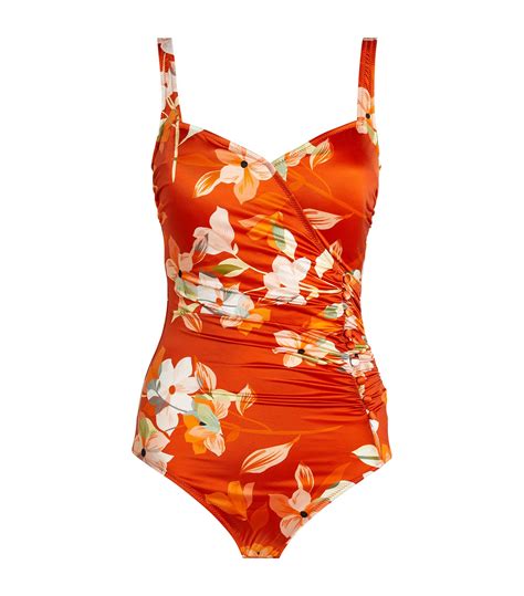 Gottex Tropical Print Swimsuit Harrods Us