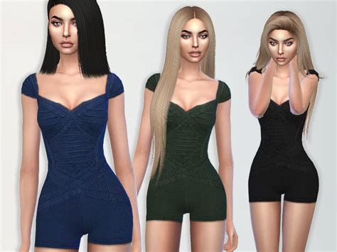 The Sims Resource Bandage Romper