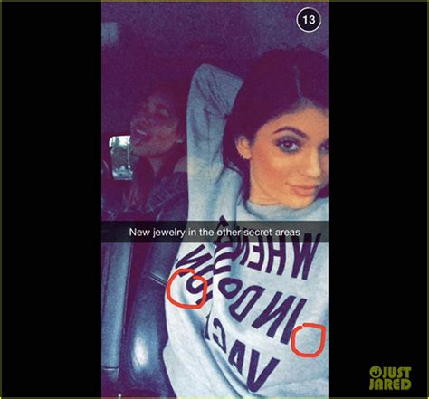 Kylie Jenner Confirms Nipple Piercings With Snapchat Pic Photo