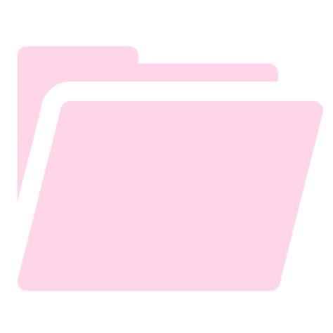 Pink Folder Blank Whatever Bright Things