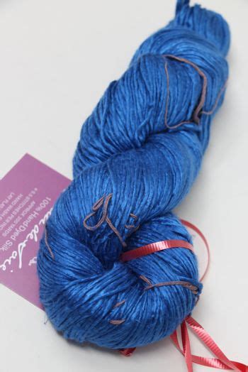 Peau De Soie Silk Yarn Sapphire A Fabyarns Exclusive