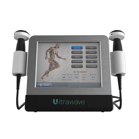 MHZ Physiotherapy Shockwave Machine Double Channels Ultrasound Launched