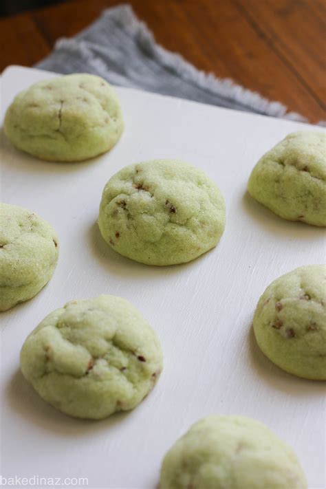 Anyhow, over the coarse of the almost. Pistachio Cookies | Baked in AZ