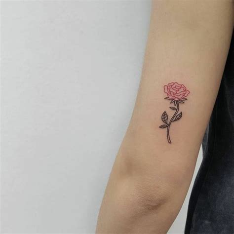 Pink Tattoo 20 Concepts For A Classy And Minimalist Tattoo Small