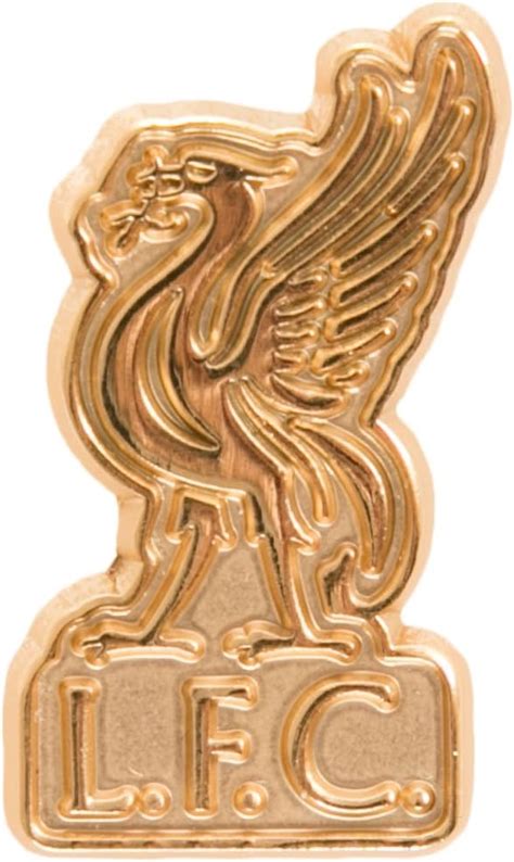 Liverpool Fc Lfc Liverbird Gold Pin Badge Official Uk