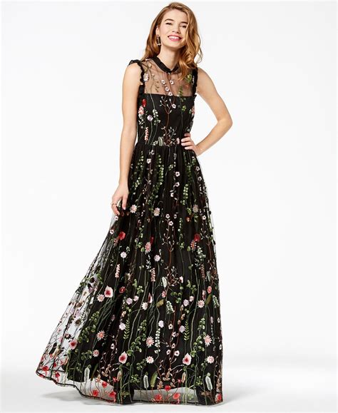 Pin By Julie De Marte On Formal Dresses Macys Prom Dress Floral Prom