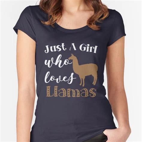 Just A Girl Who Loves Llamas Gifts T Shirt Llama Gifts Llama Tshirt