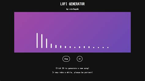Lofi Generator Devpost